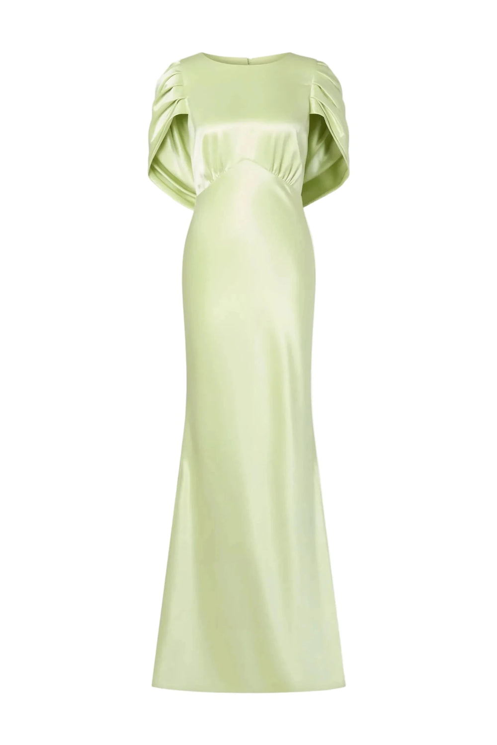 Louise Draped Back Maxi Dress Pistachio | Kjoler | Smuk