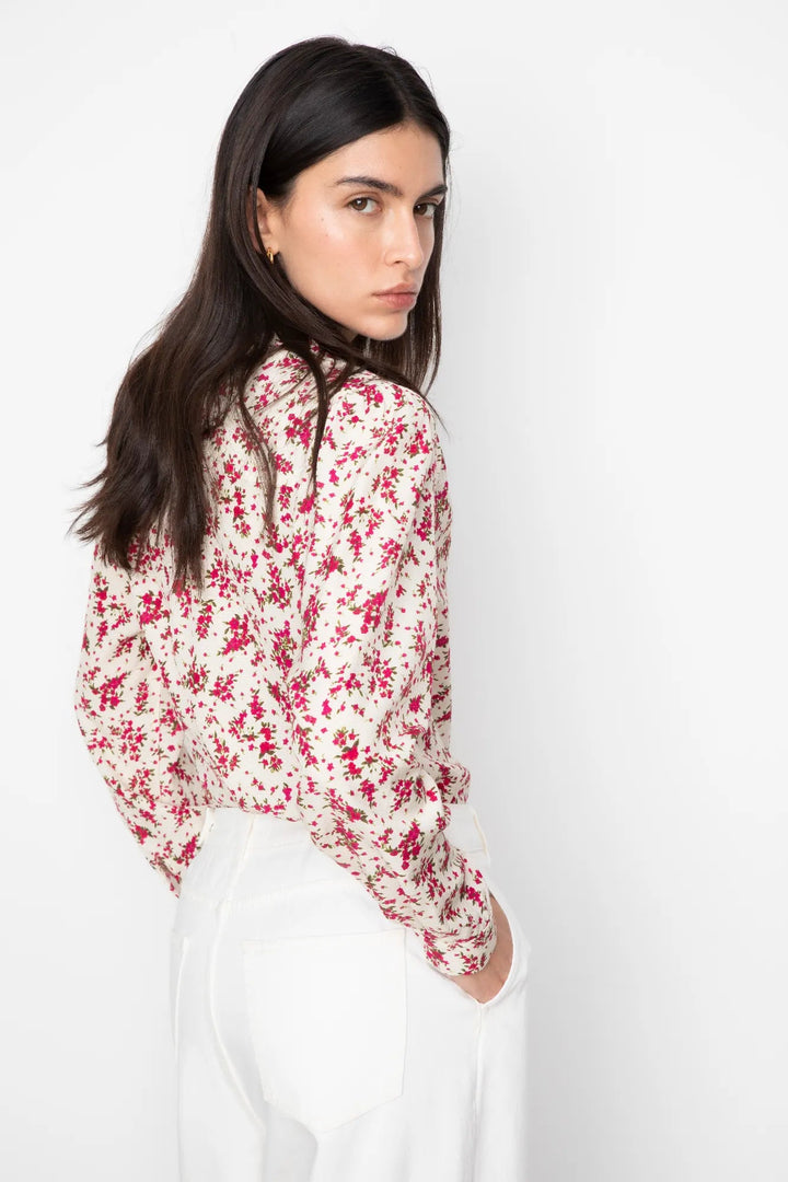 Lu Lu Blouse Berry Print | Skjorter og bluser | Smuk