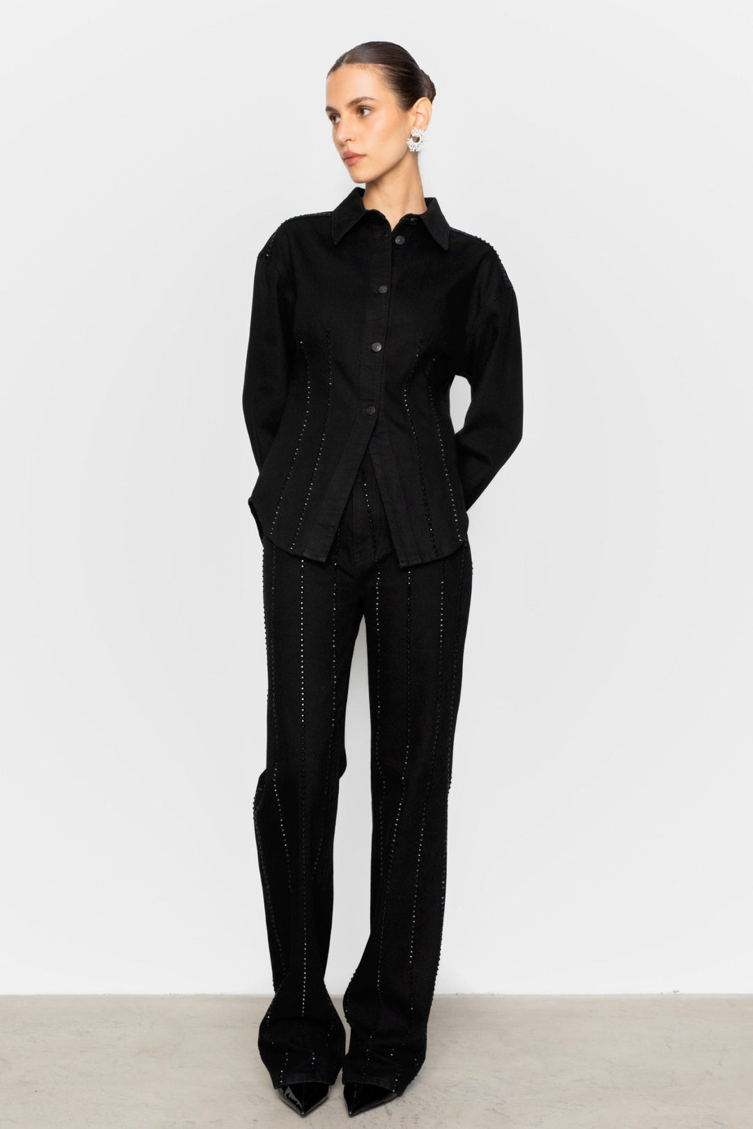 Luca Embellished Black | Bukser | Smuk - Dameklær på nett