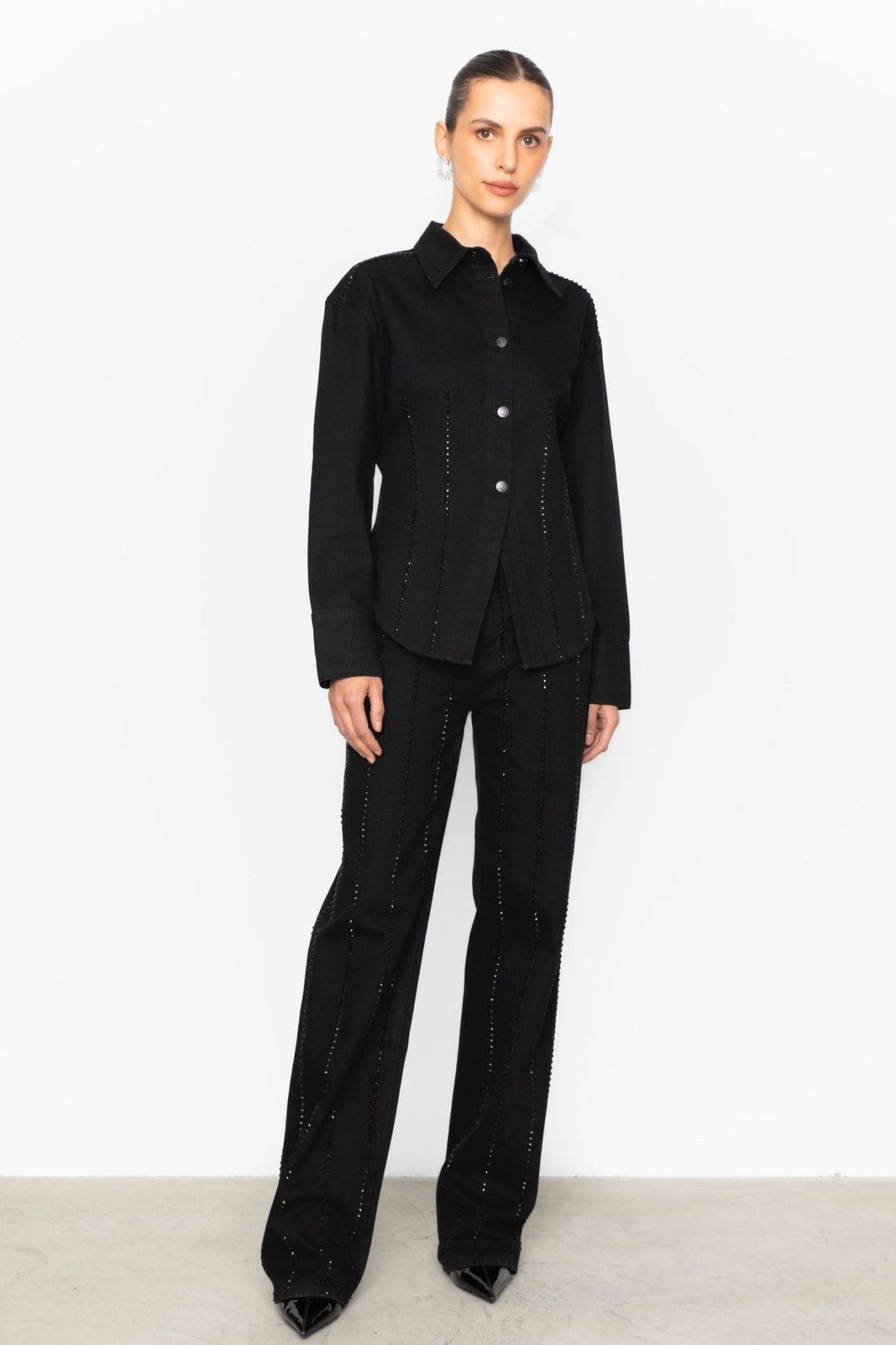 Luca Embellished Black | Bukser | Smuk - Dameklær på nett