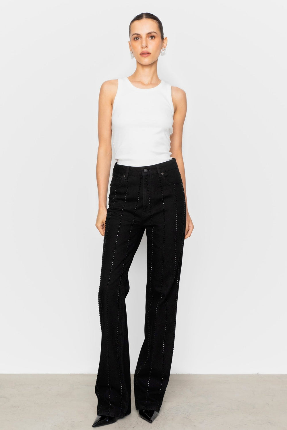 Luca Embellished Black | Bukser | Smuk - Dameklær på nett