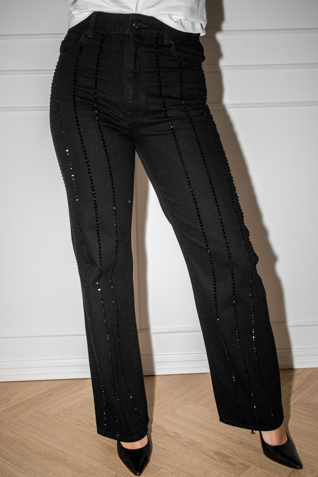 Luca Embellished Black | Bukser | Smuk - Dameklær på nett