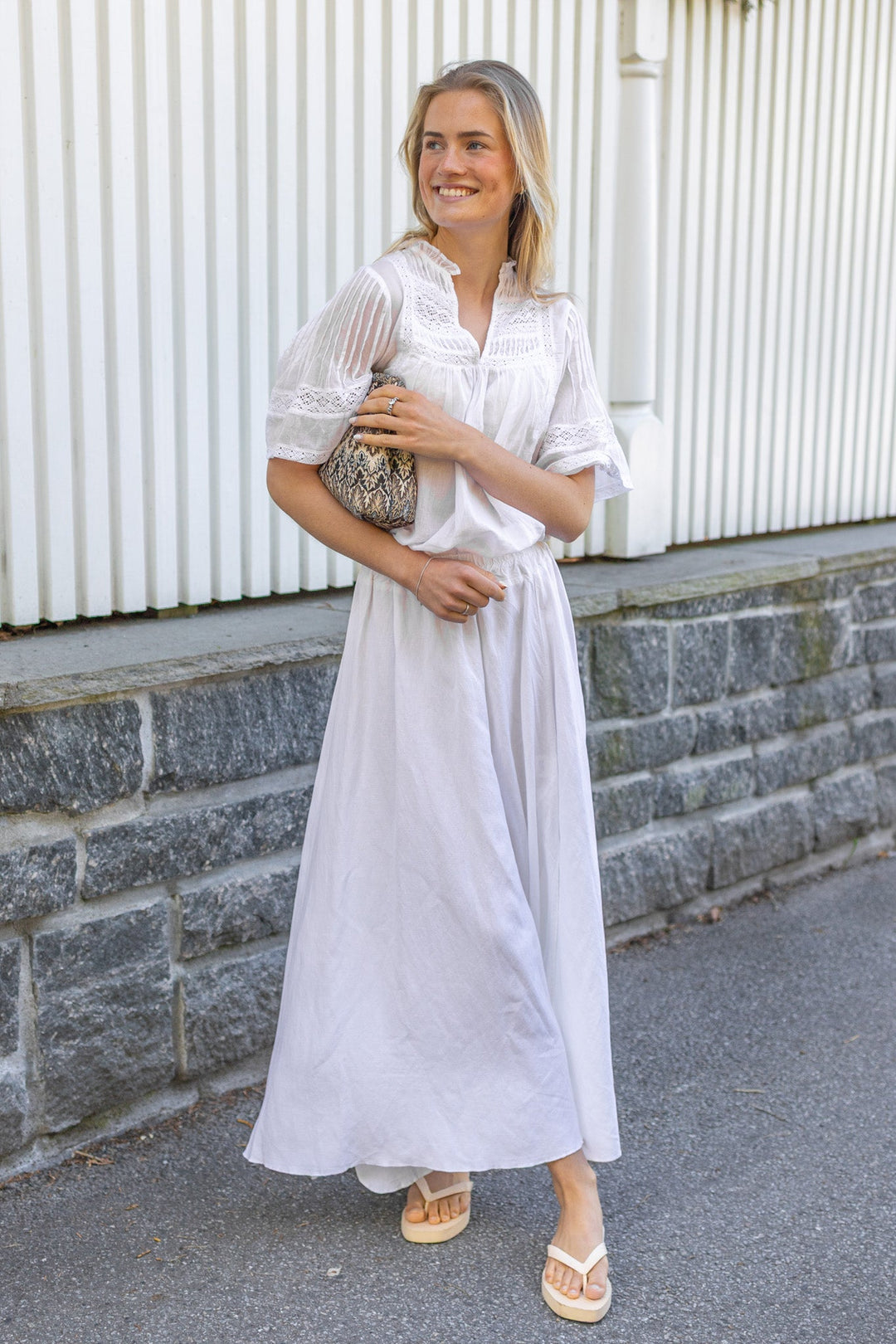 Lucille Skirt White | Skjørt | Smuk