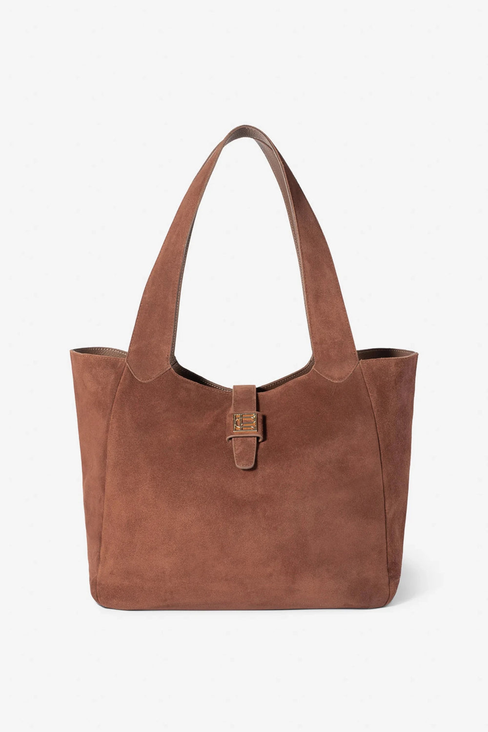 Lucille Tote Bag Large Cognac Suede | Vesker | Smuk