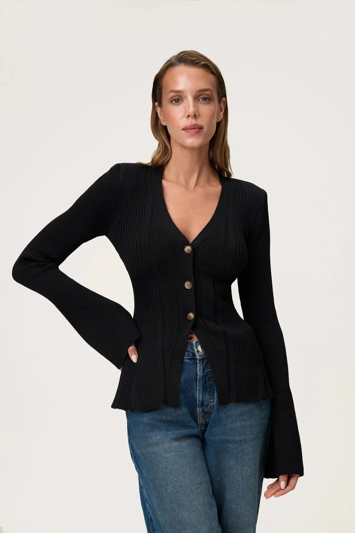 Lugo Cardigan Black | Genser | Smuk