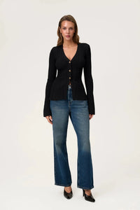 Lugo Cardigan Black