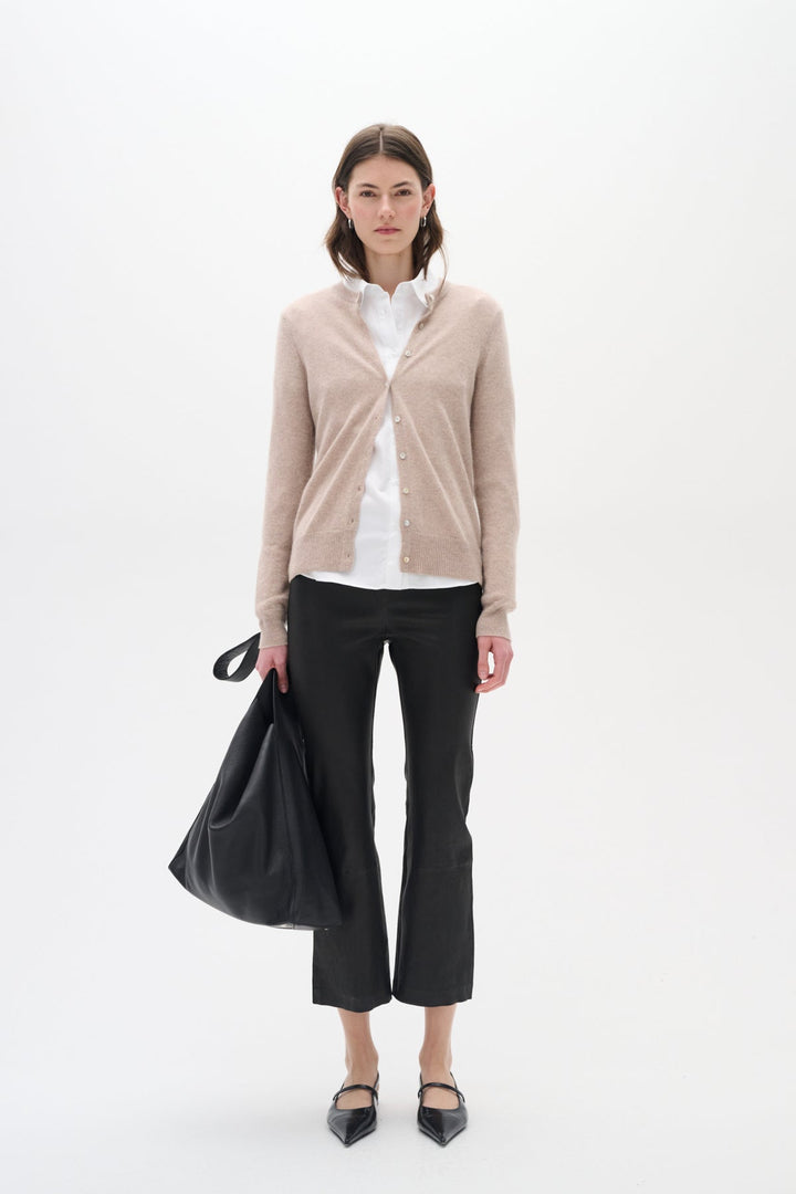 Lukkaiw Cardigan Beige Melange | Genser | Smuk - Dameklær på nett
