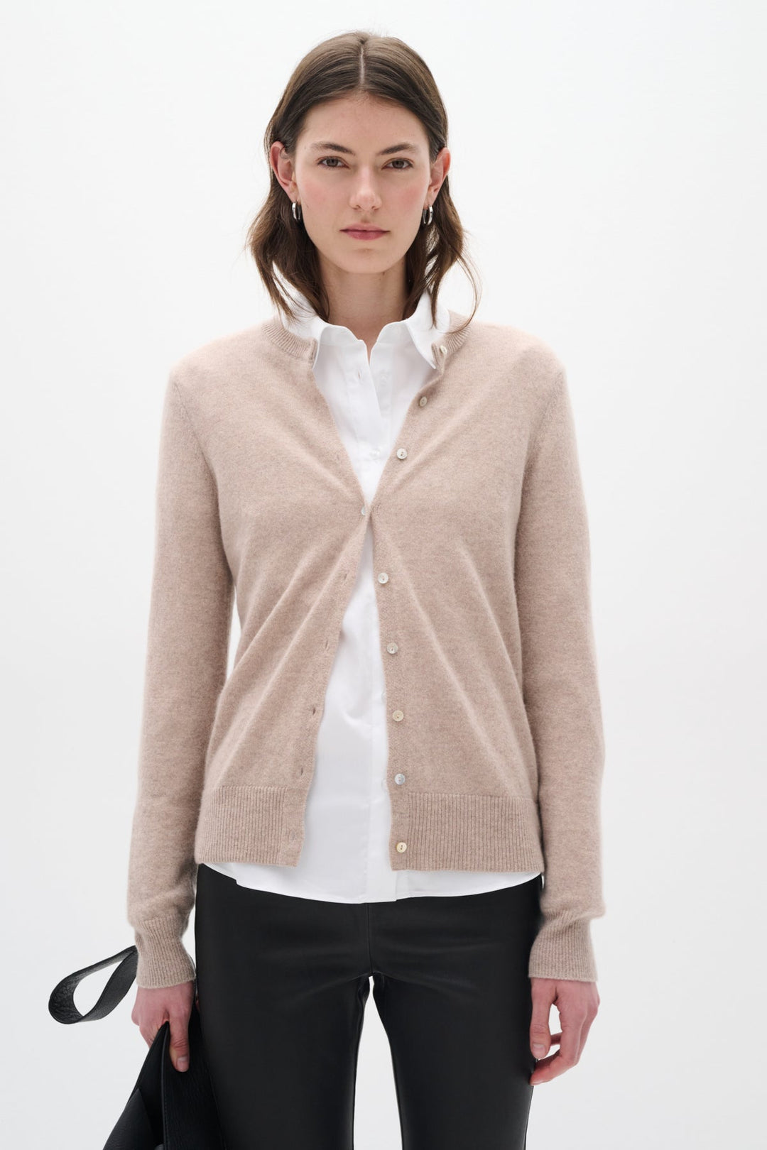 Lukkaiw Cardigan Beige Melange | Genser | Smuk - Dameklær på nett