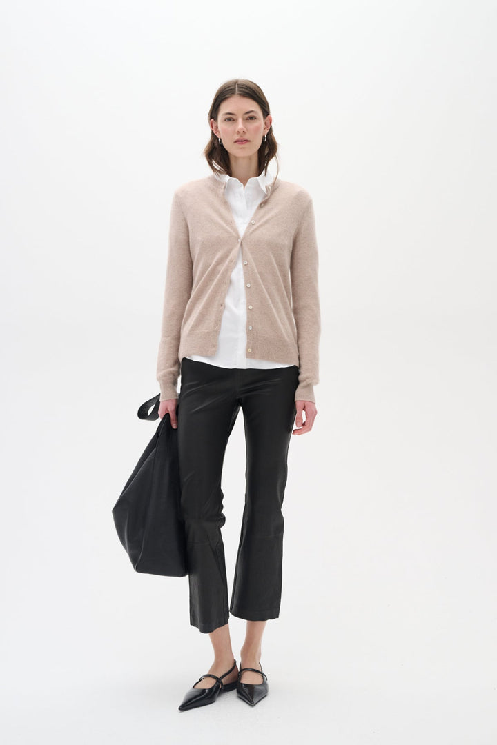 Lukkaiw Cardigan Beige Melange | Genser | Smuk - Dameklær på nett