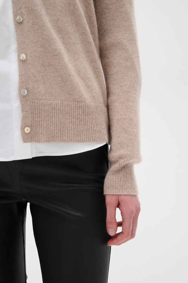 Lukkaiw Cardigan Beige Melange | Genser | Smuk - Dameklær på nett