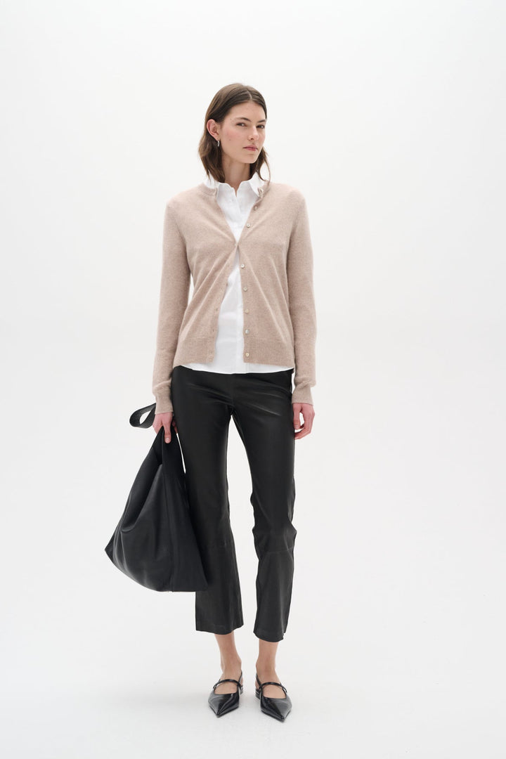 Lukkaiw Cardigan Beige Melange | Genser | Smuk - Dameklær på nett