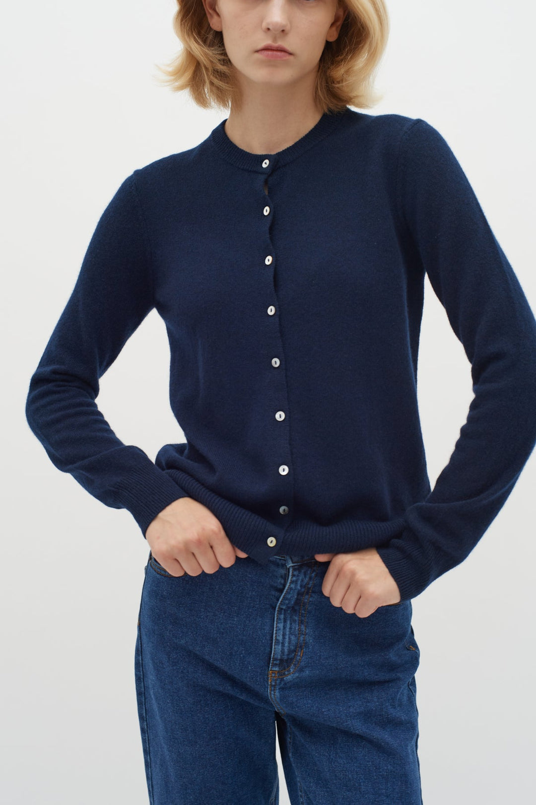 Lukkaiw Cardigan Marine blue | Genser | Smuk - Dameklær på nett