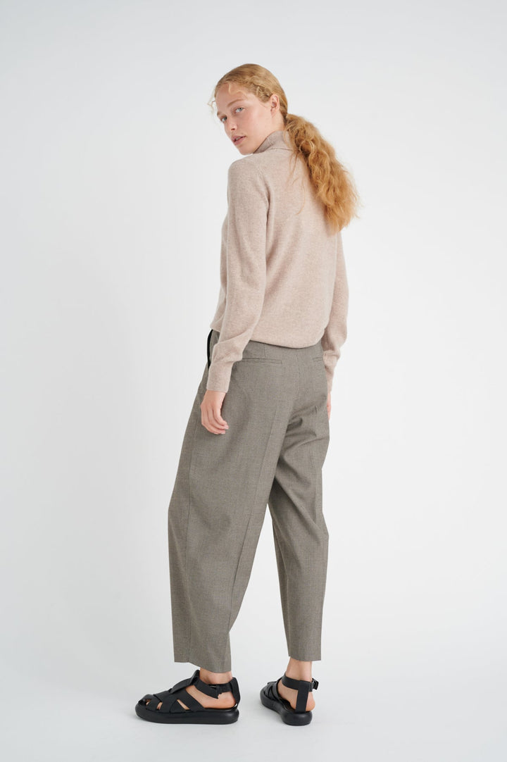 Lukkaiw Rollneck Pullover Beige Melange | Genser | Smuk - Dameklær på nett