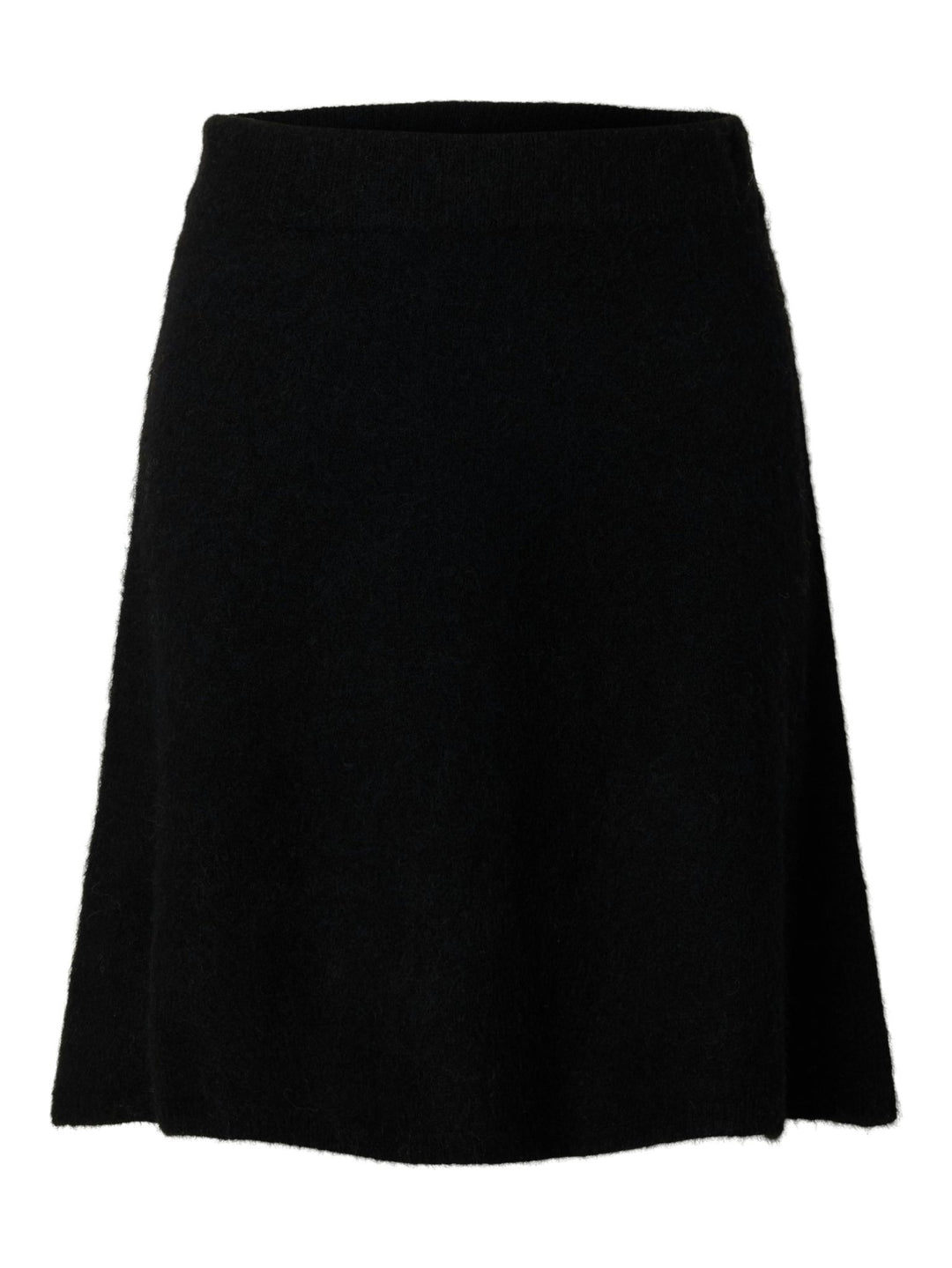 Lulu Brushed Hw Knit Skirt Black | Skjørt | Smuk
