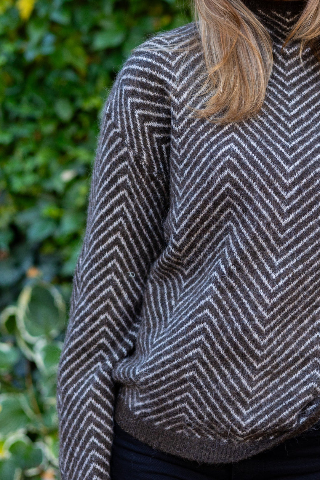 Lulu Ls Herringbone Knit High Neck Delicioso Birch | Genser | Smuk - Dameklær på nett