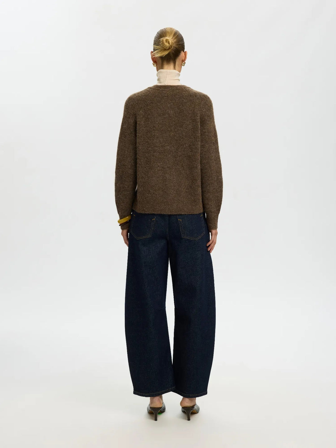 Lulu Ls Knit Short Cardigan Dachshund Melange | Genser | Smuk