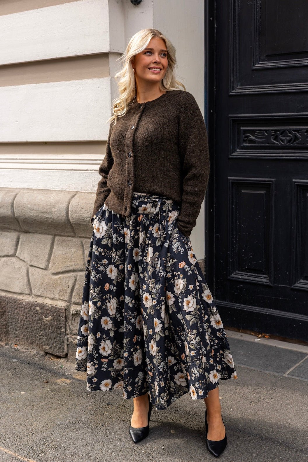Lulu Ls Knit Short Cardigan Delicioso Melange | Genser | Smuk - Dameklær på nett