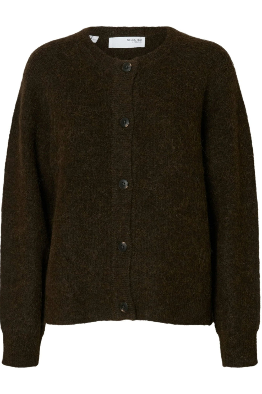 Lulu Ls Knit Short Cardigan Delicioso Melange | Genser | Smuk - Dameklær på nett