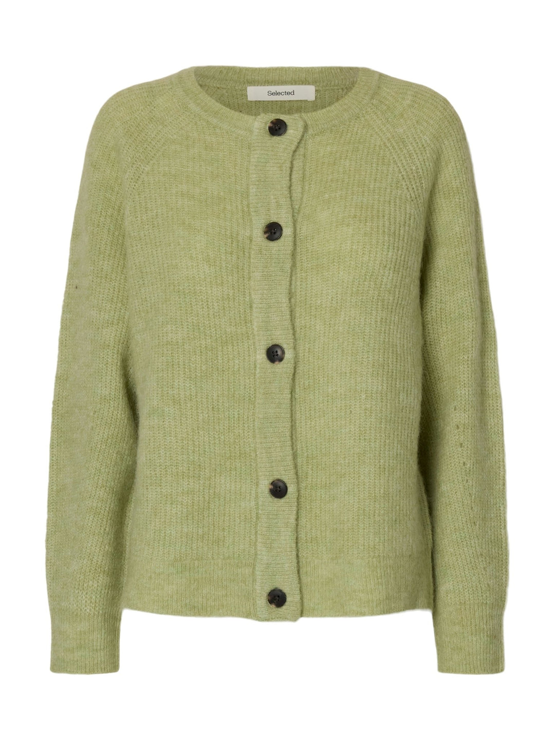 Lulu Ls Knit Short Cardigan Lint Melange | Genser | Smuk