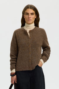Lulu New Ls Knit Cardigan Dachshund Melange