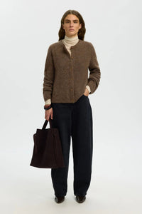 Lulu New Ls Knit Cardigan Dachshund Melange