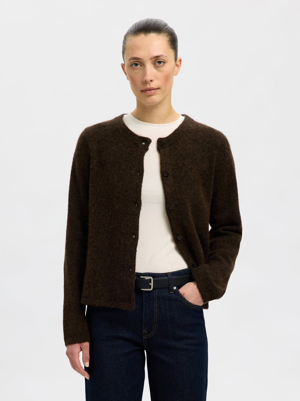 Lulu New Ls Knit Cardigan Delicioso Melange | Genser | Smuk - Dameklær på nett