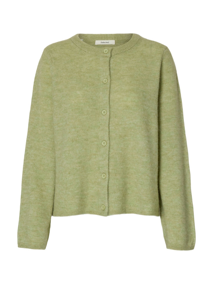 Lulu New Ls Knit Cardigan Lint Melange | Genser | Smuk