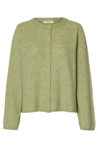 Lulu New Ls Knit Cardigan Lint Melange