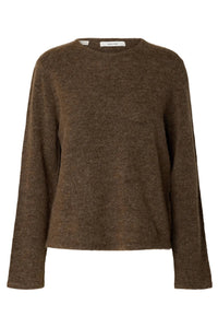 Lulu New Ls Knit O-Neck Dachshund Melange