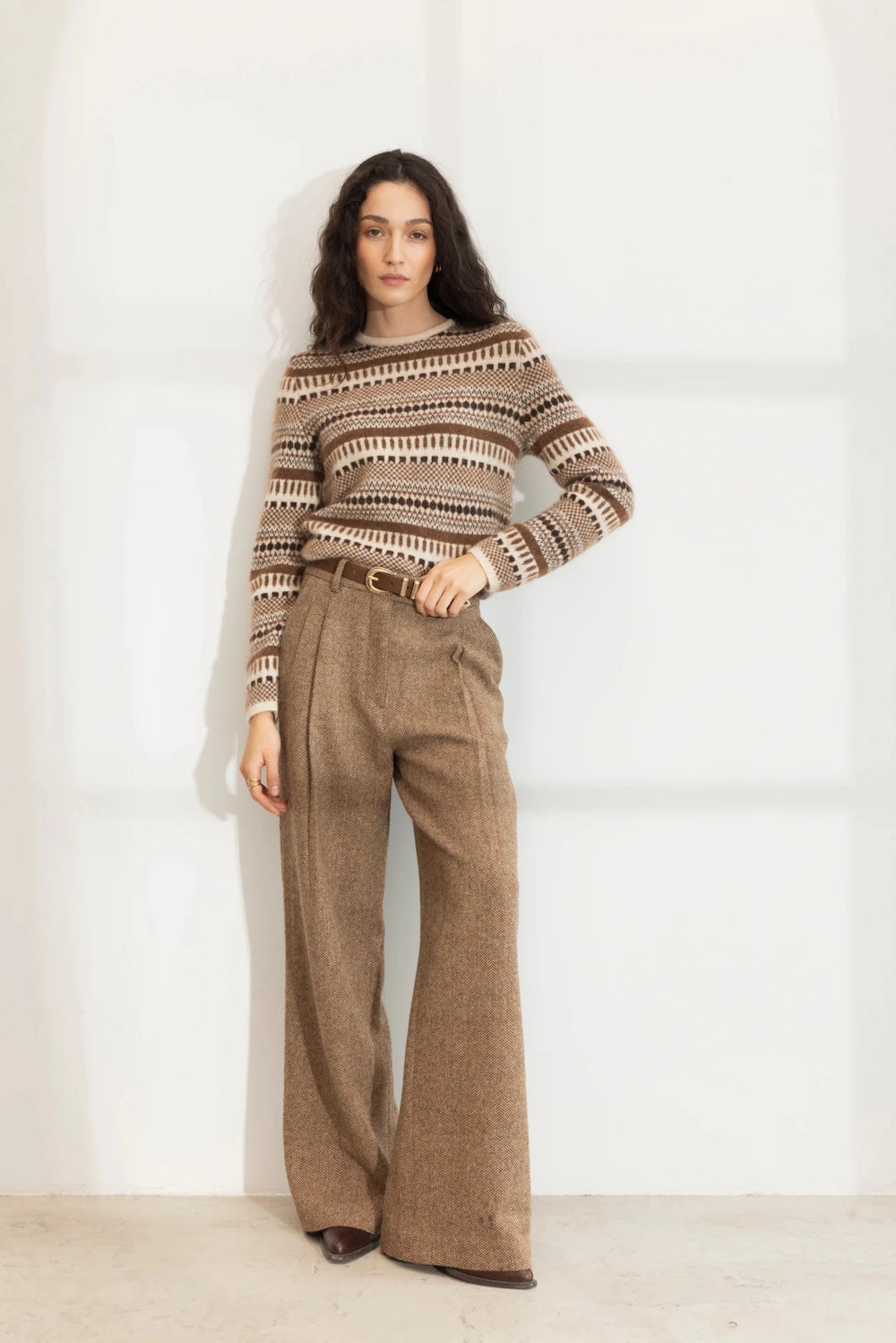 Lumi Knit Dark Brown | Genser | Smuk