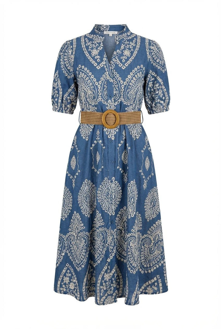 Lumine Midi Dress Denim Bleu | Kjoler | Smuk