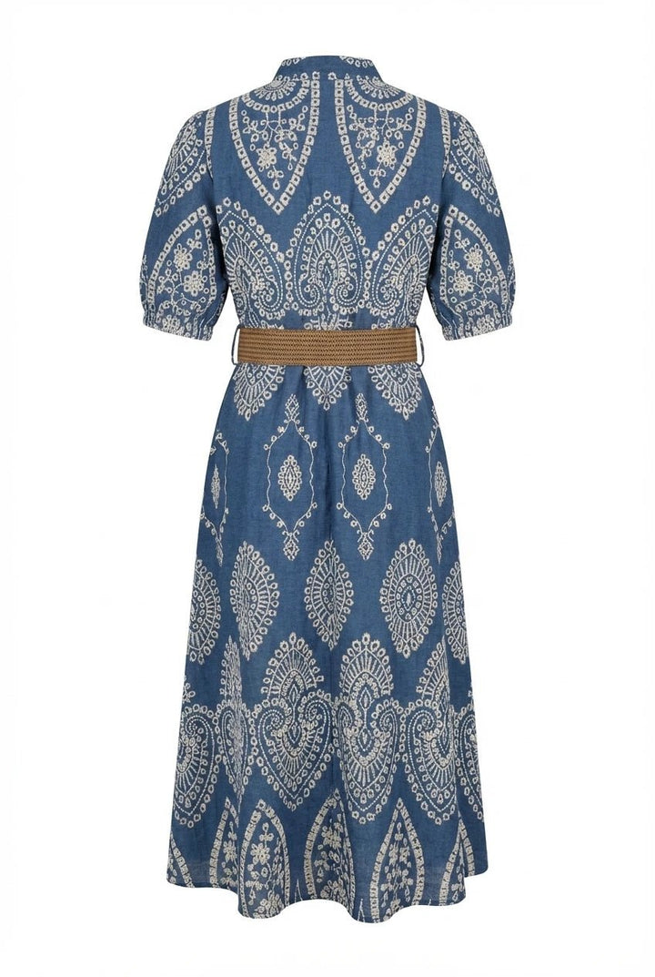 Lumine Midi Dress Denim Bleu | Kjoler | Smuk