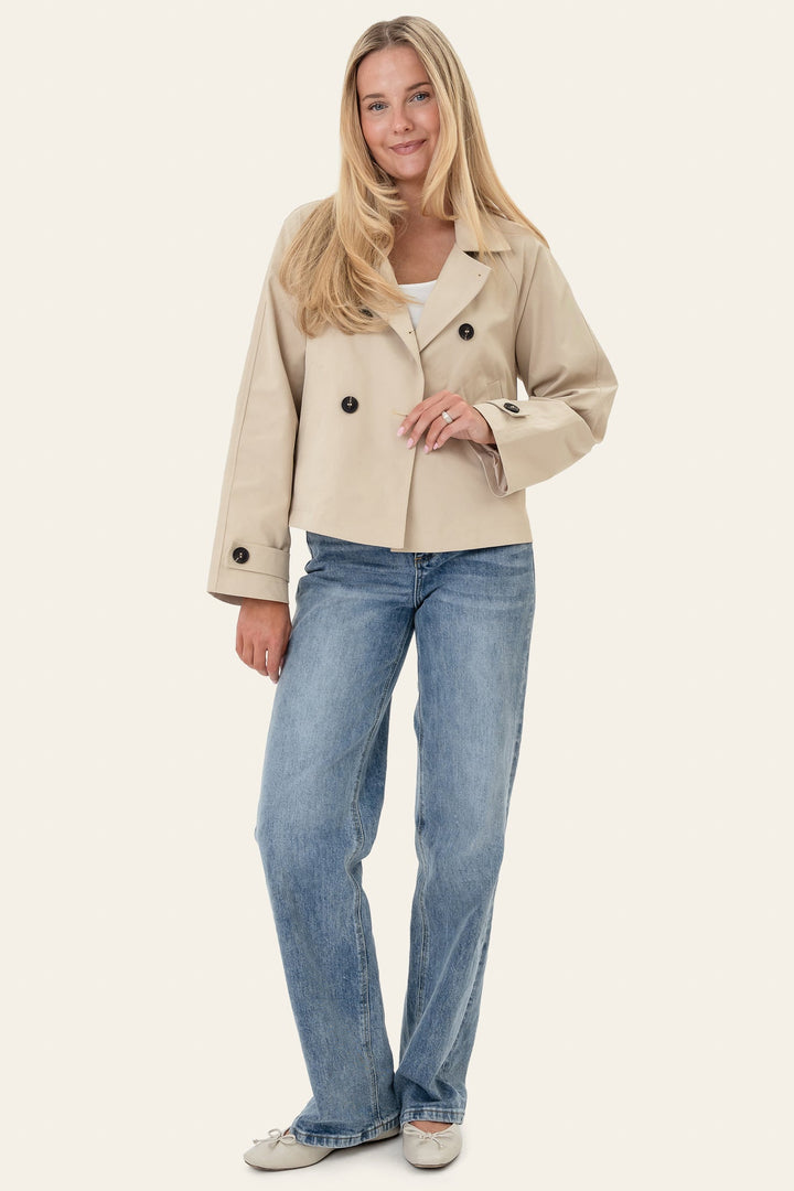 Luna Trenchcoat Beige | Yttertøy | Smuk