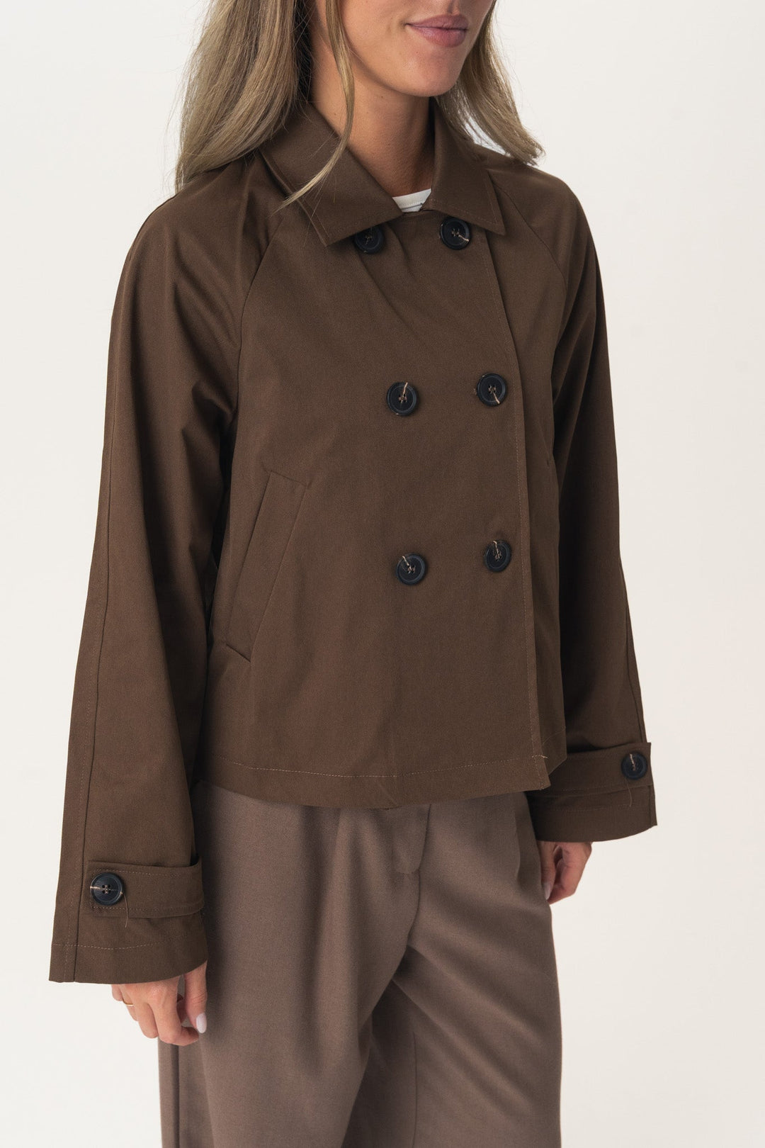 Luna Trenchcoat Dark Brown | Yttertøy | Smuk - Dameklær på nett