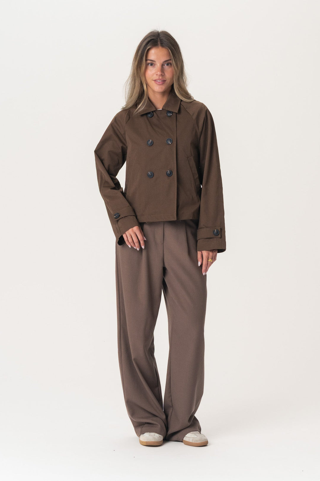 Luna Trenchcoat Dark Brown | Yttertøy | Smuk - Dameklær på nett