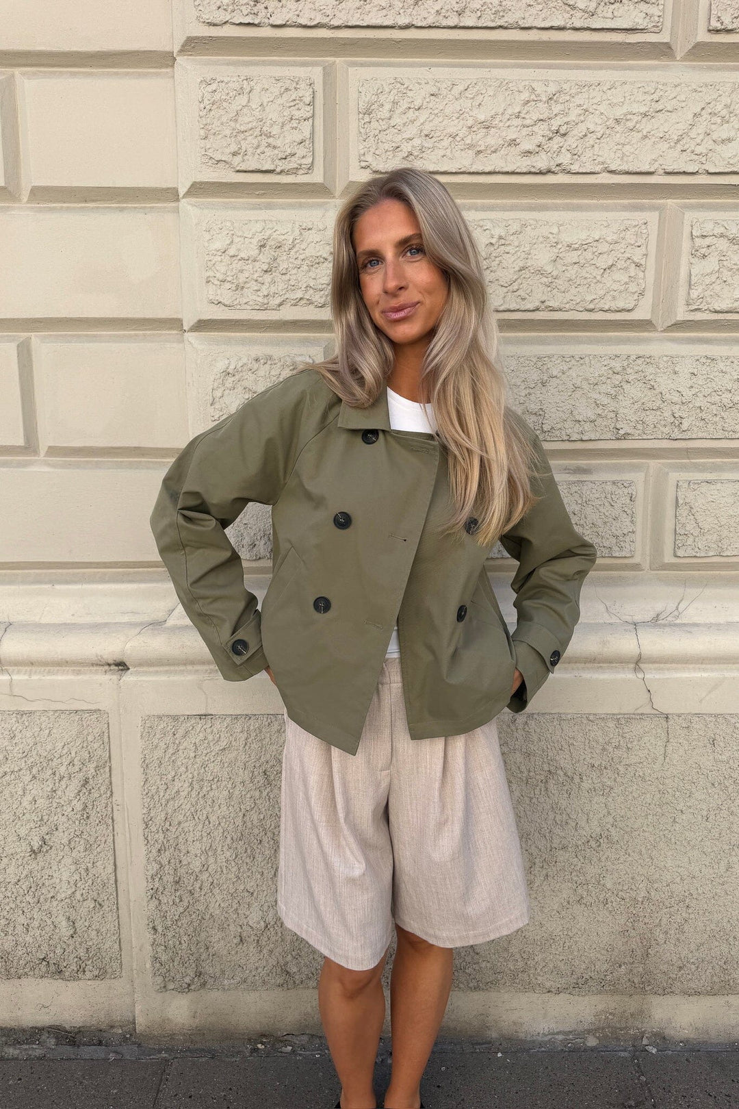Luna Trenchcoat Dark Khaki | Yttertøy | Smuk
