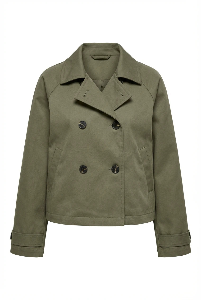 Luna Trenchcoat Green | Yttertøy | Smuk