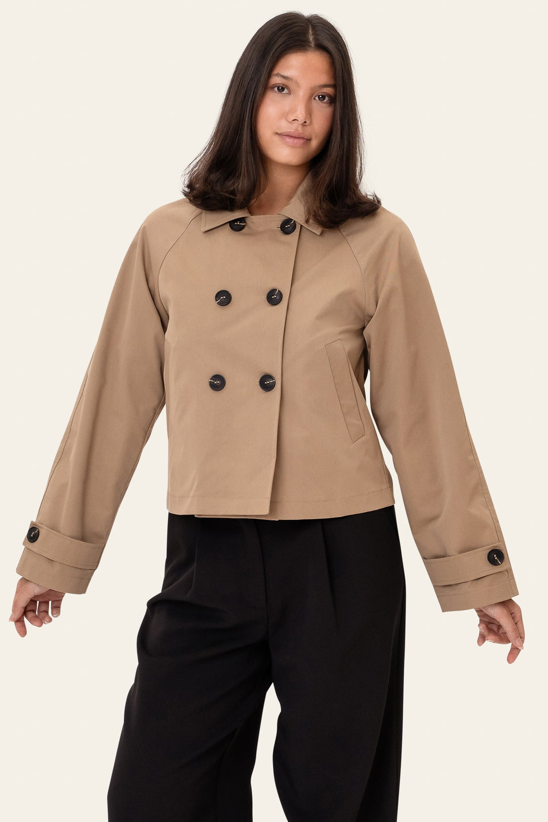 Luna Trenchcoat Light Brown | Yttertøy | Smuk