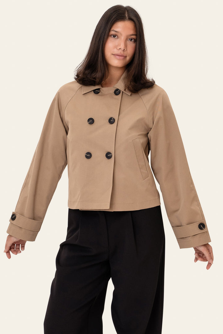 Luna Trenchcoat Light Brown | Yttertøy | Smuk