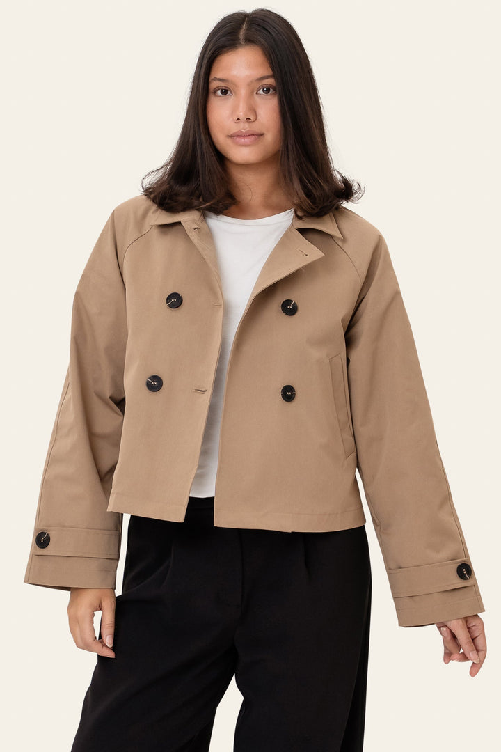 Luna Trenchcoat Light Brown | Yttertøy | Smuk
