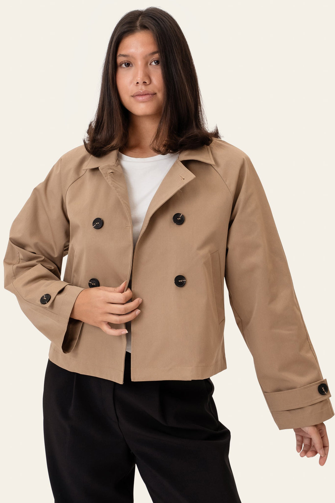 Luna Trenchcoat Light Brown | Yttertøy | Smuk