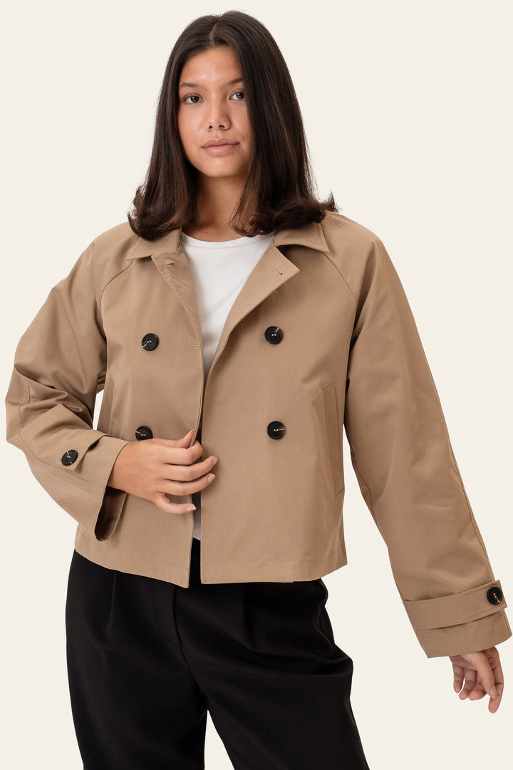 Luna Trenchcoat Light Brown | Yttertøy | Smuk