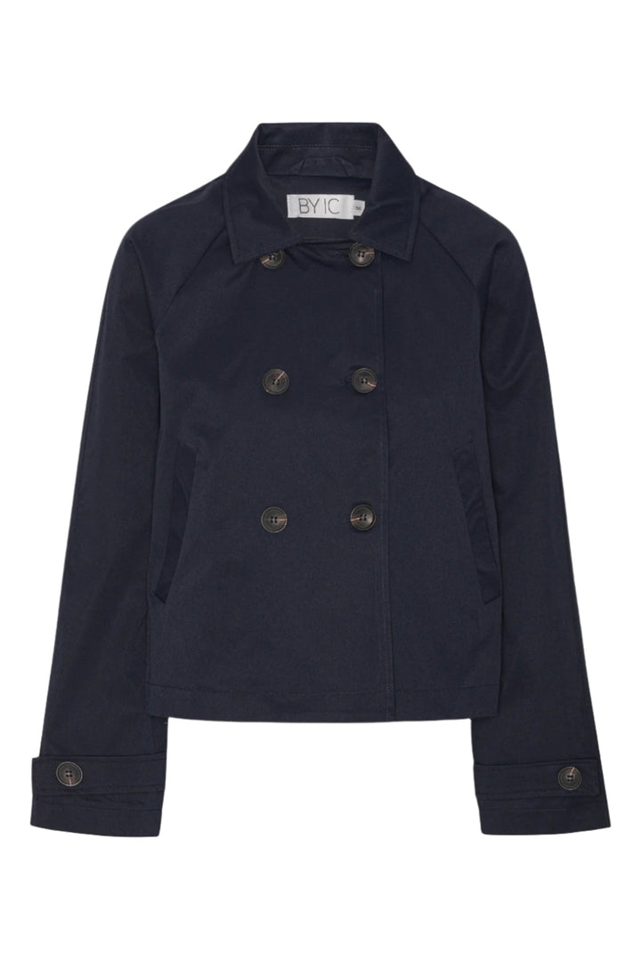 Luna Trenchcoat Navy | Yttertøy | Smuk - Dameklær på nett