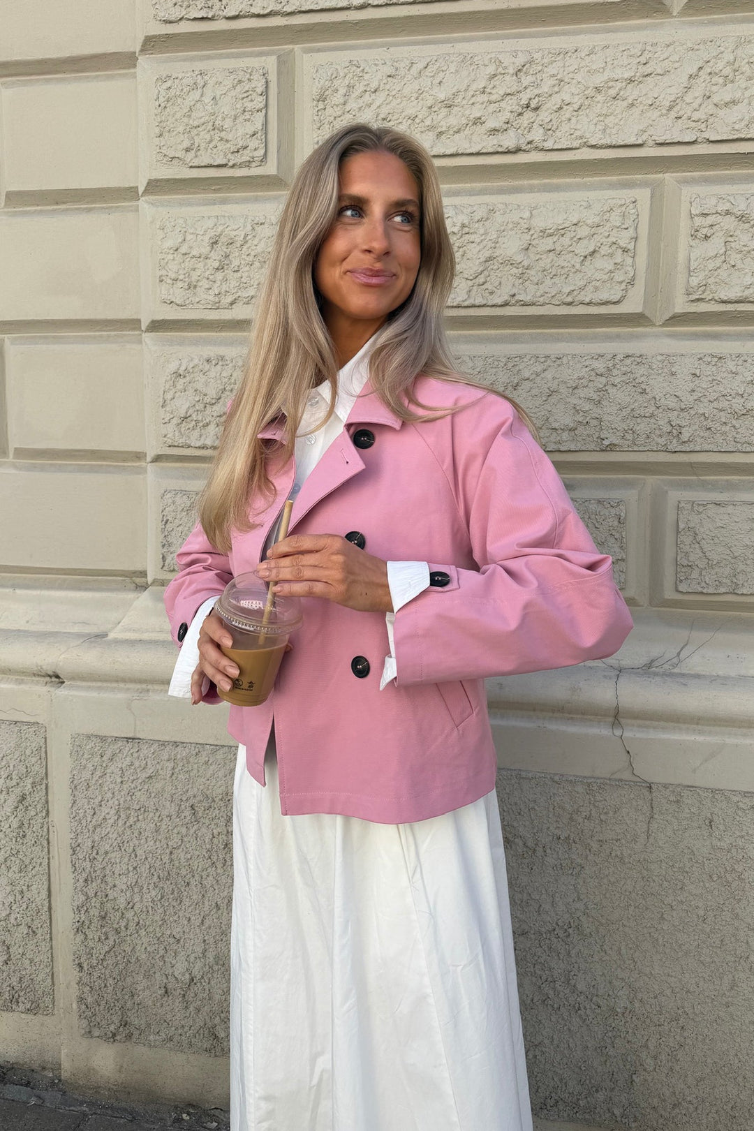 Luna Trenchcoat Pink | Yttertøy | Smuk
