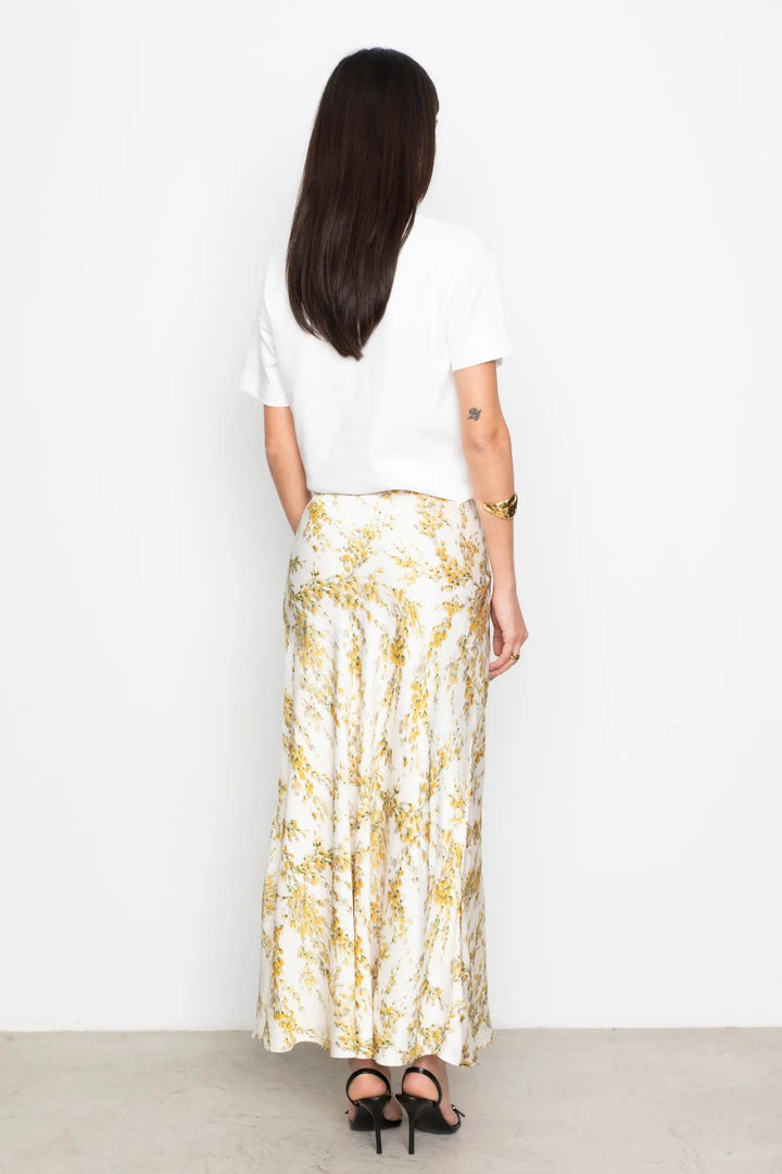 Lune Skirt Yellow Mimosa Print | Skjørt | Smuk