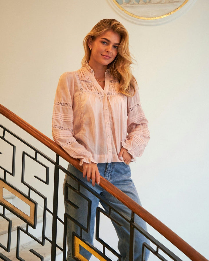 Lyla S Voile Blouse Dusty Rose | Skjorter og bluser | Smuk - Dameklær på nett