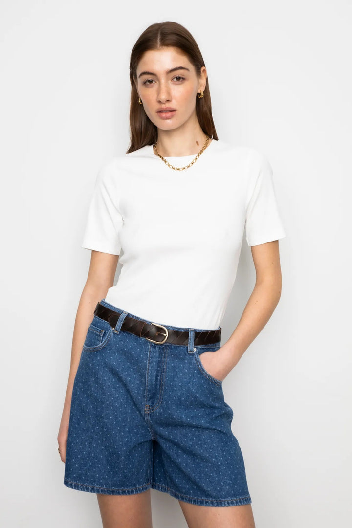 Lyle Shorts Mid Blue Dot | Shorts | Smuk
