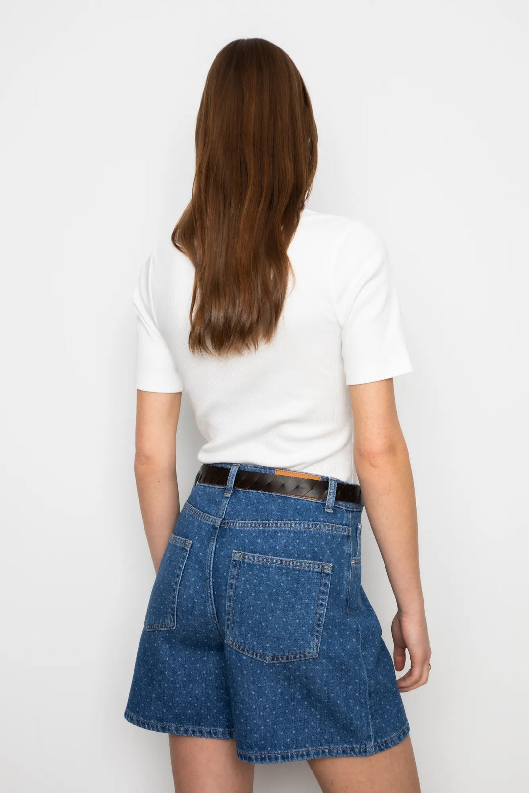 Lyle Shorts Mid Blue Dot | Shorts | Smuk