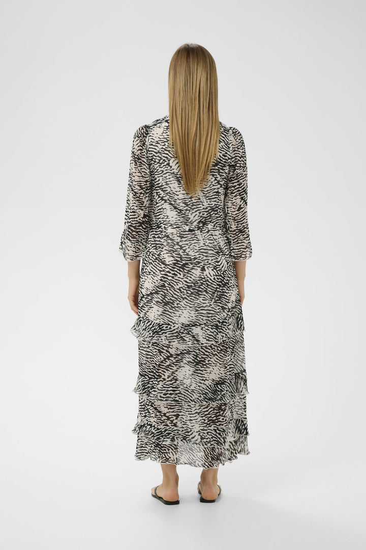 Lyon Dress Black Wavy Structure | Kjoler | Smuk