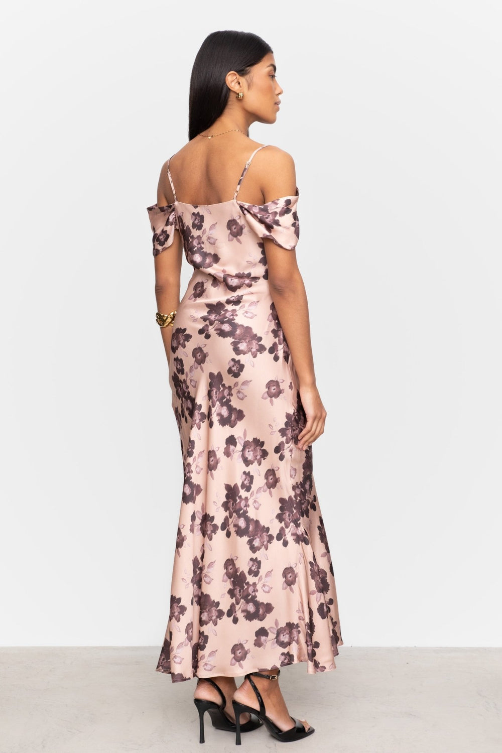 Lyra Dress Terracotta Floral Print | Kjoler | Smuk - Dameklær på nett